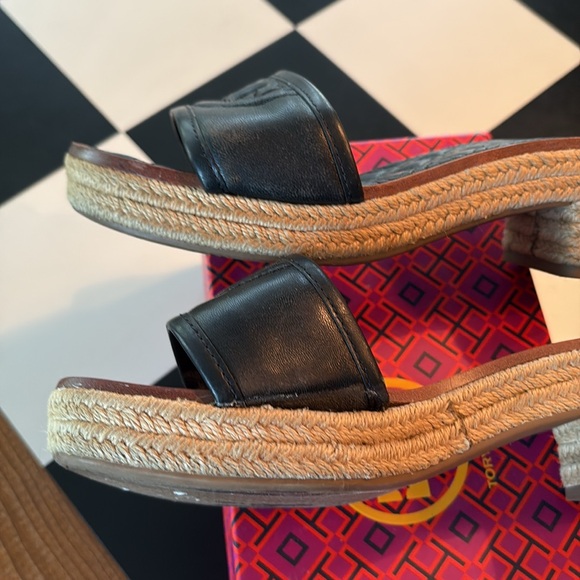 Tory Burch Black Slide Sandals - Picture 5 of 5